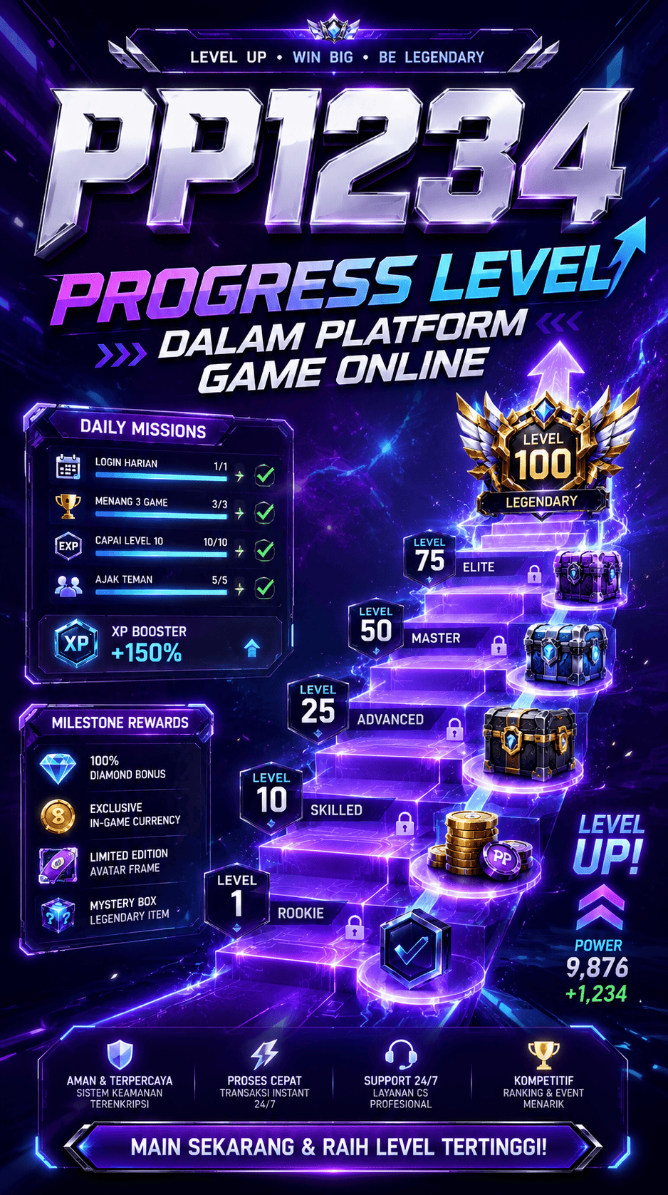 Cuplikan layar menu unduhan PP1234 untuk perangkat Android
